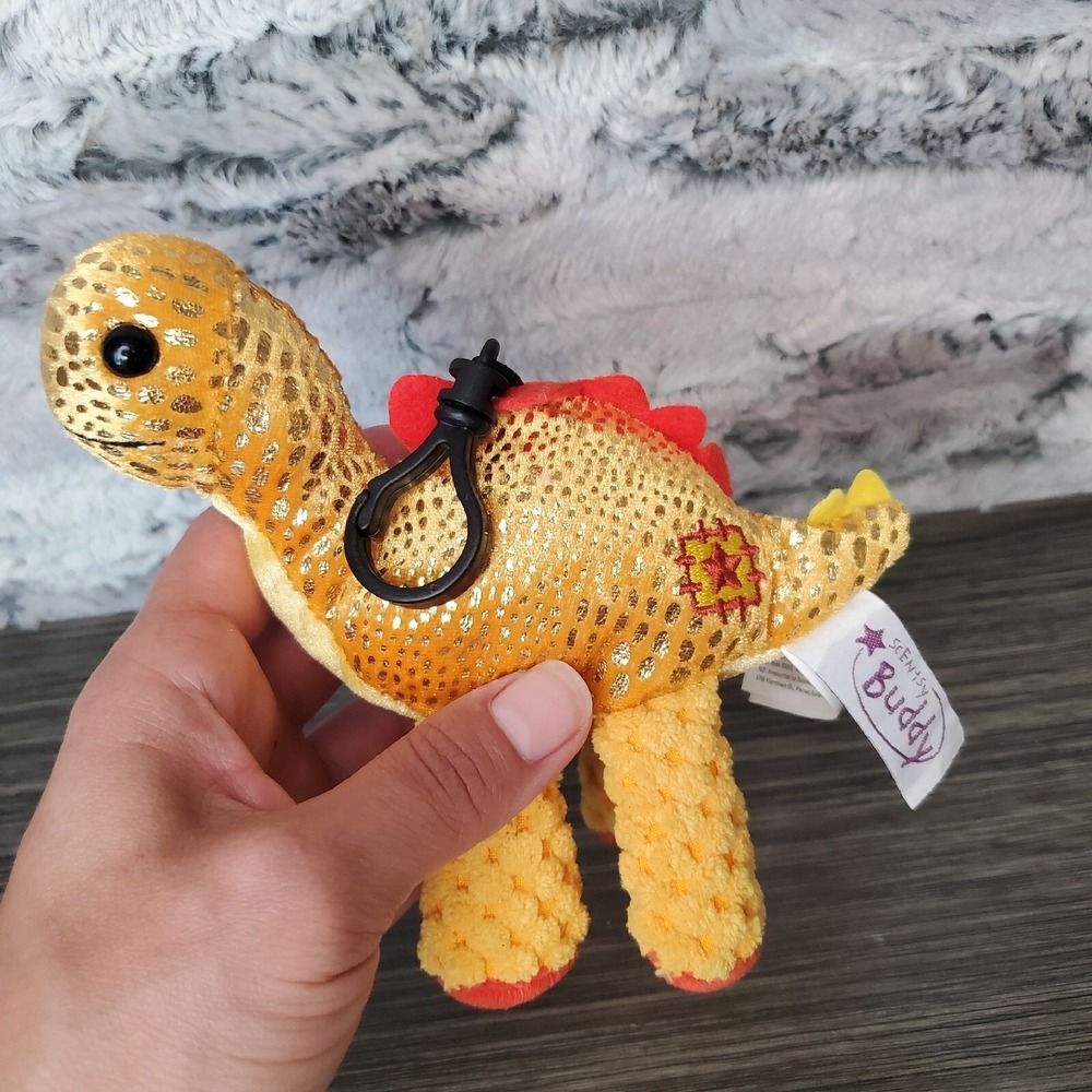 Scentsy Dinosaur Buddy Clips, Serra‎ Stegosaurus, Scent: Tropical Tango